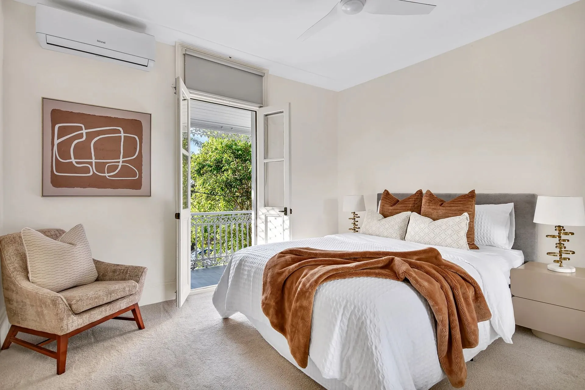 Waterloo bedroom styled by ERHÖ Living